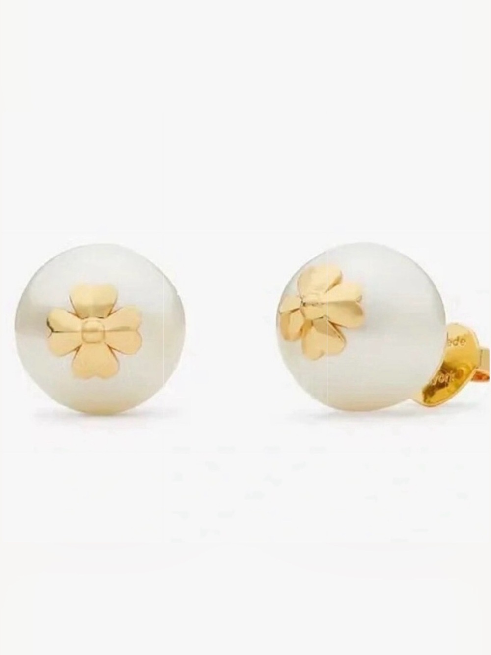 KATE SPADE ♠️ New York 🎁 PEARLS ON PEARL 🎁 STUD EARRINGS 🌟NWT🌟